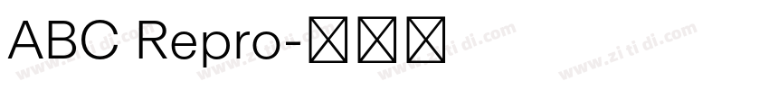 ABC Repro字体转换